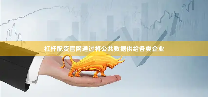 杠杆配资官网通过将公共数据供给各类企业